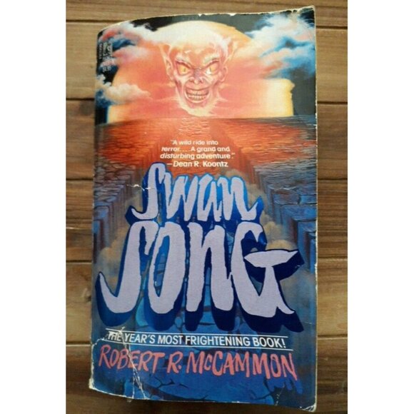 Swan Song Robert McCammon Pocket Books Paperback 1st 1987 Dystopian Horr… - Picture 2 of 11